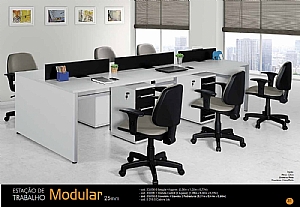 estação de trabalho modular